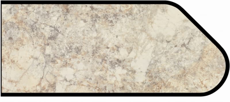 IdealEdge Edgebanding Color 3422-11 Crema Mascarello, 0.027" Thick 144", SatinTouch Finish, Ogee