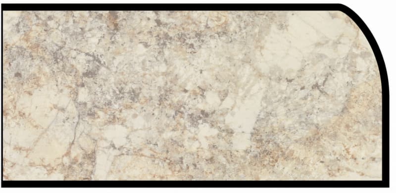 IdealEdge Edgebanding Color 3423-11 Travertine Gold, 0.027" Thick 144", SatinTouch Finish, Waterfall