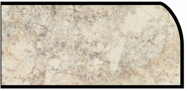 IdealEdge Edgebanding Color 3423-RD Travertine Gold, 0.027" Thick 144", Radiance Finish, Waterfall