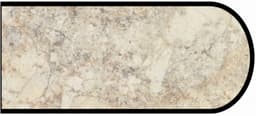 IdealEdge Edgebanding, Color 3422-RD Crema Mascarello, 0.027" Thick 144", Radiance Finish, Bullnose
