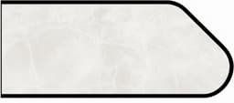 IdealEdge Edgebanding Color 3700-11 White Alabaster, 0.027" Thick 144", SatinTouch Finish, Ogee
