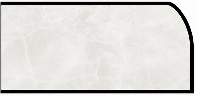 IdealEdge Edgebanding Color 3700-11 White Alabaster, 0.027" Thick 144", SatinTouch Finish, Waterfall
