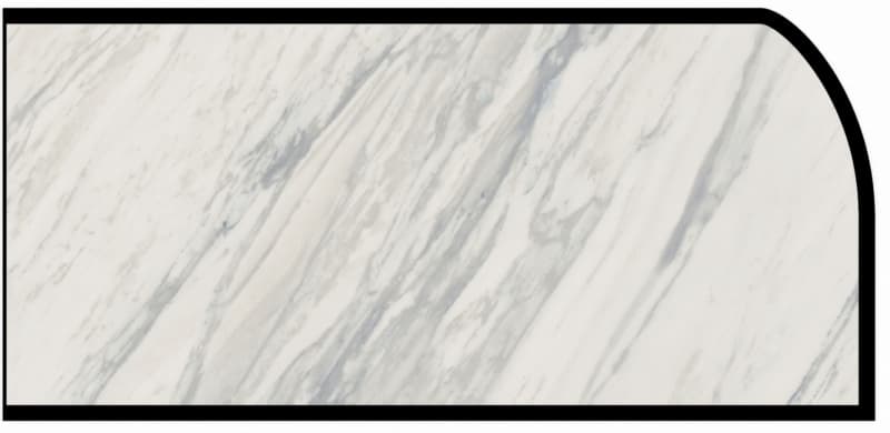 IdealEdge Edgebanding Color 3701-11 Manhattan Marble, 0.027" Thick 144", SatinTouch Finish, Waterfall