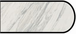 IdealEdge Edgebanding Color 3701-11 Manhattan Marble, 0.027" Thick 144", SatinTouch Finish, Bullnose