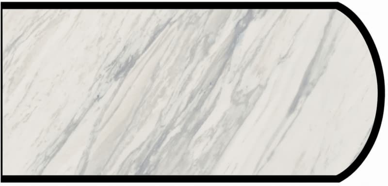 IdealEdge Edgebanding Color 3701-11 Manhattan Marble, 0.027" Thick 144", SatinTouch Finish, Double Radius
