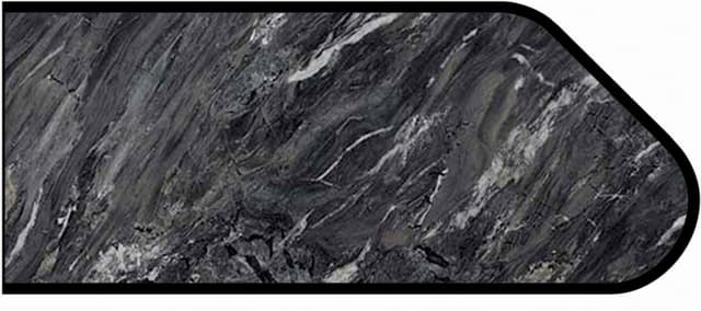 IdealEdge Edgebanding Color 9537-34 Stormy Night Granite, 0.027" Thick 144", Scovato Finish, Ogee