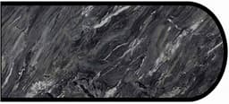 IdealEdge Edgebanding, Color 9537-34 Stormy Night Granite, 0.027" Thick 144", Scovato Finish, Bullnose