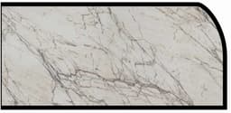 IdealEdge Edgebanding Color 9536-ML Quartzite Bianco, 0.027" Thick 144", Monolith Finish, Waterfall