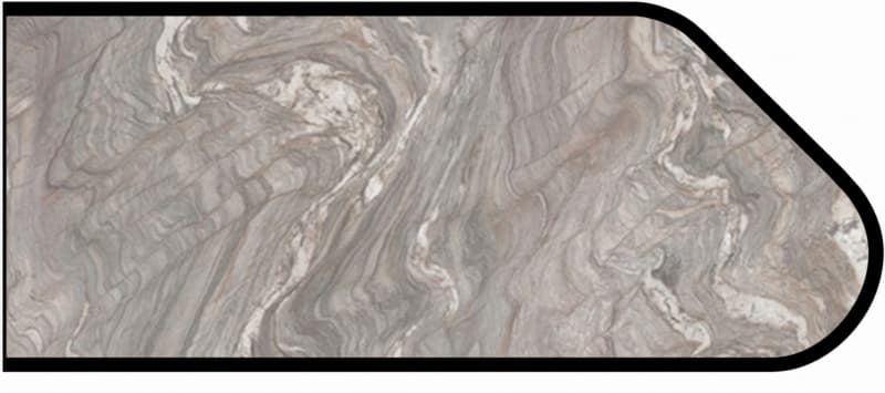 IdealEdge Edgebanding Color 7404-11 Neapolitan Stone, 0.027" Thick 144", SatinTouch Finish, Ogee