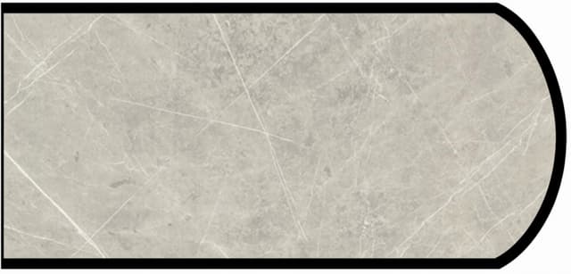 IdealEdge Edgebanding, Color 7402-11 Pietra Grafite, 0.027" Thick 144", Satin Touch Finish, Double Radius