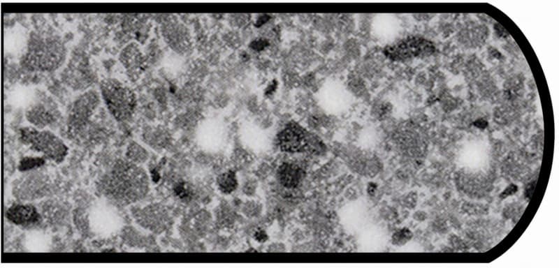 IdealEdge Edgebanding, Color 3518-46 Flint Crystall, 0.027" Thick 144", Etchings Finish, Double Radius
