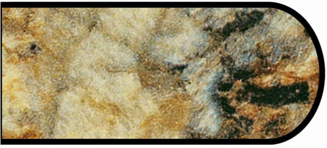 IdealEdge Edgebanding, Color 3465-11 Golden Mascarello, 0.027" Thick 144", Satin Touch Finish, Bullnose