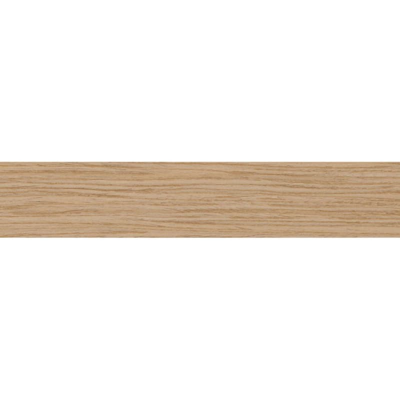 Pura Vita ABS Edgebanding in Quercia Spazzolato with a Natural Rift Cut Light Oak Wire Brushed Finish, 23mm width x 328' length roll, 1mm Thick