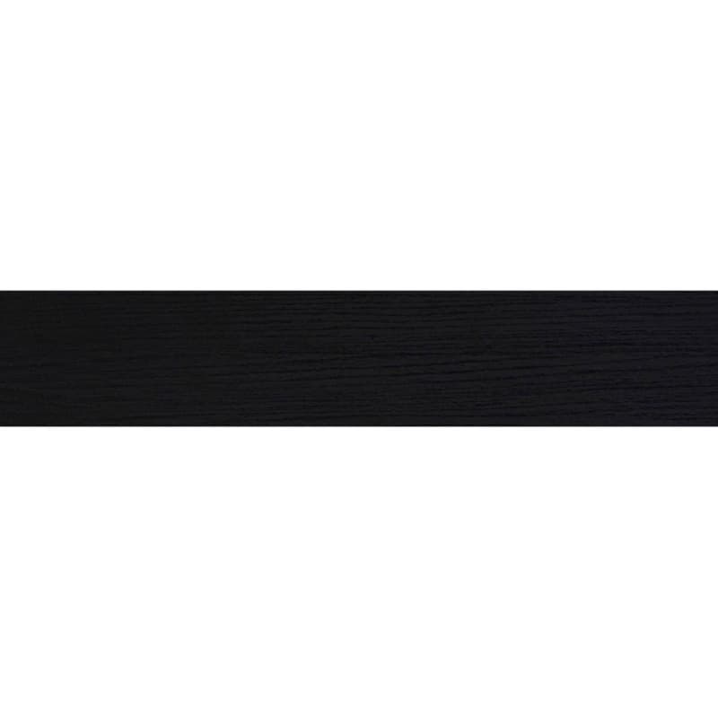 SM'art ABS Edgebanding in Noir with an Intagli Finish, 23mm width x 328' length roll, 1mm Thick