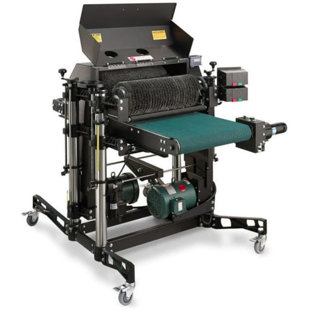 SuperBrush 24" x 2 Double Brush Sander, 3 Phase/5HP