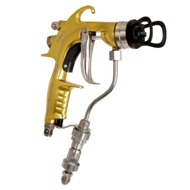 XCITE120 Air Assist Spray Gun with Aircap Tip Swivel Fitting