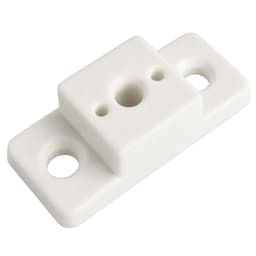 Drawer Slide Spacer, 1/2", White, 500/Box
