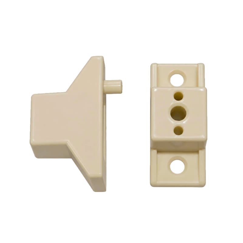 Drawer Slide Spacer, 1", Almond, 250/Box