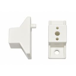 Drawer Slide Spacer, 1", White, 500/Box
