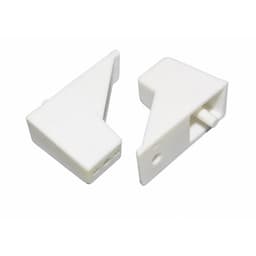 Drawer Slide Spacer, 1-7/16", White
