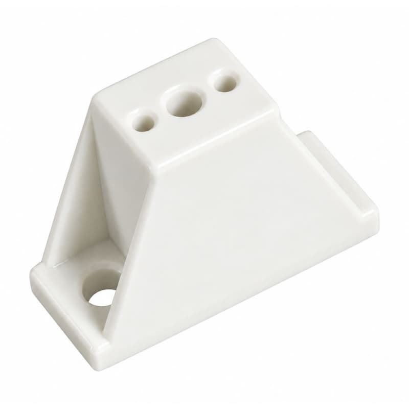 Drawer Slide Spacer, 1-1/4", White, Pack of 50