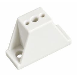 Drawer Slide Spacer, 1-1/4", White, Pack of 50