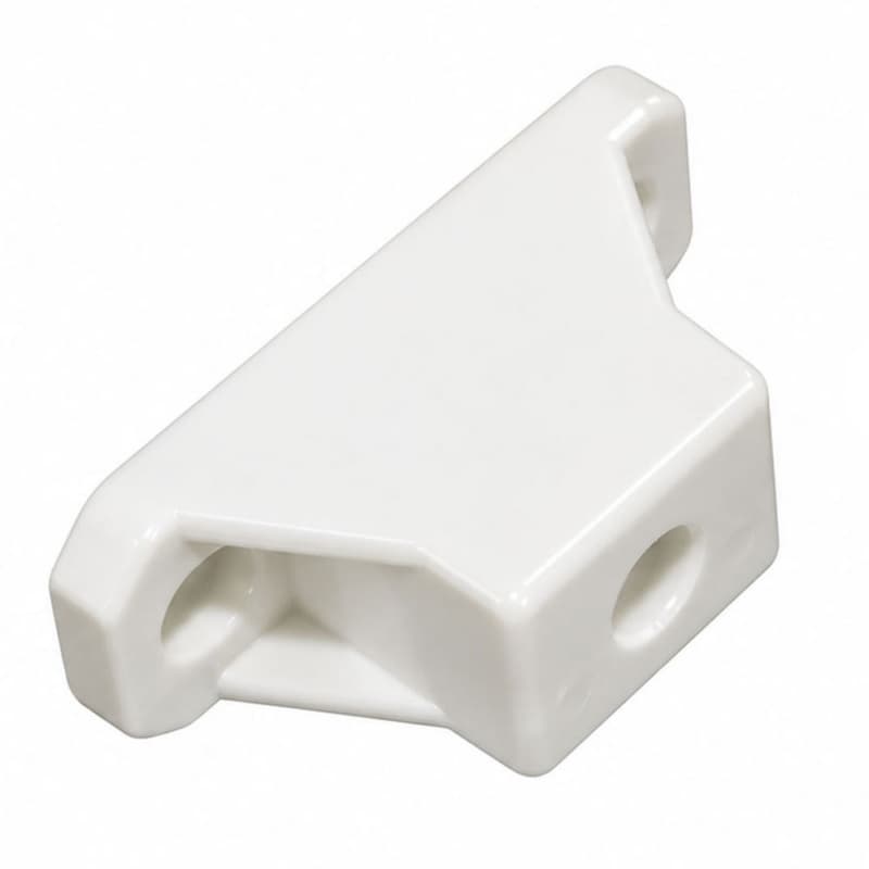 Drawer Slide Spacer, 7/8", White, 50/Box