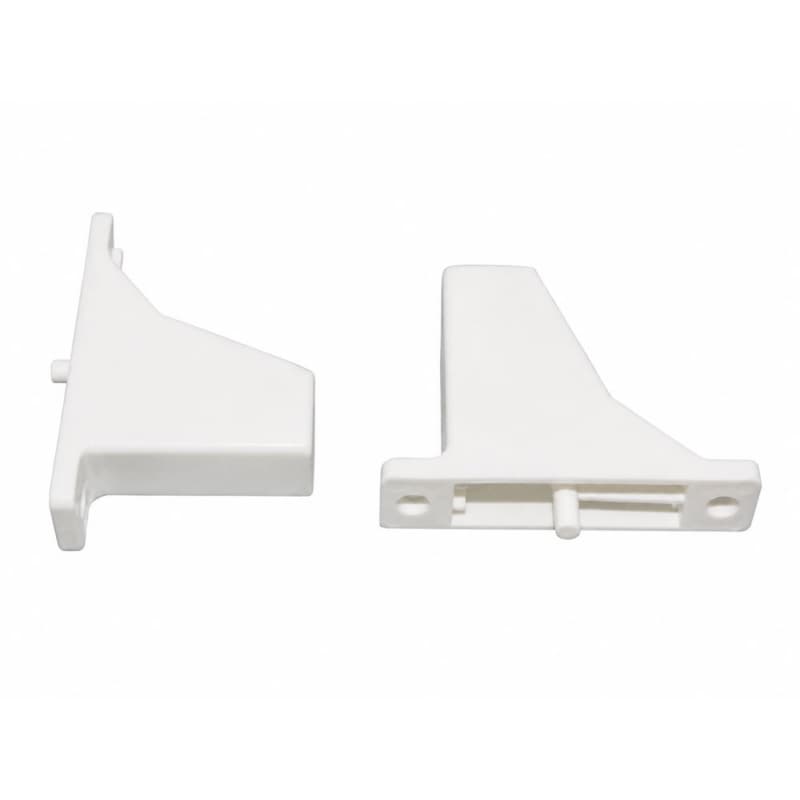 Drawer Slide Spacer, 2-3/16", White, 50/Box