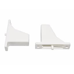 Drawer Slide Spacer, 2-3/16", White, 50/Box