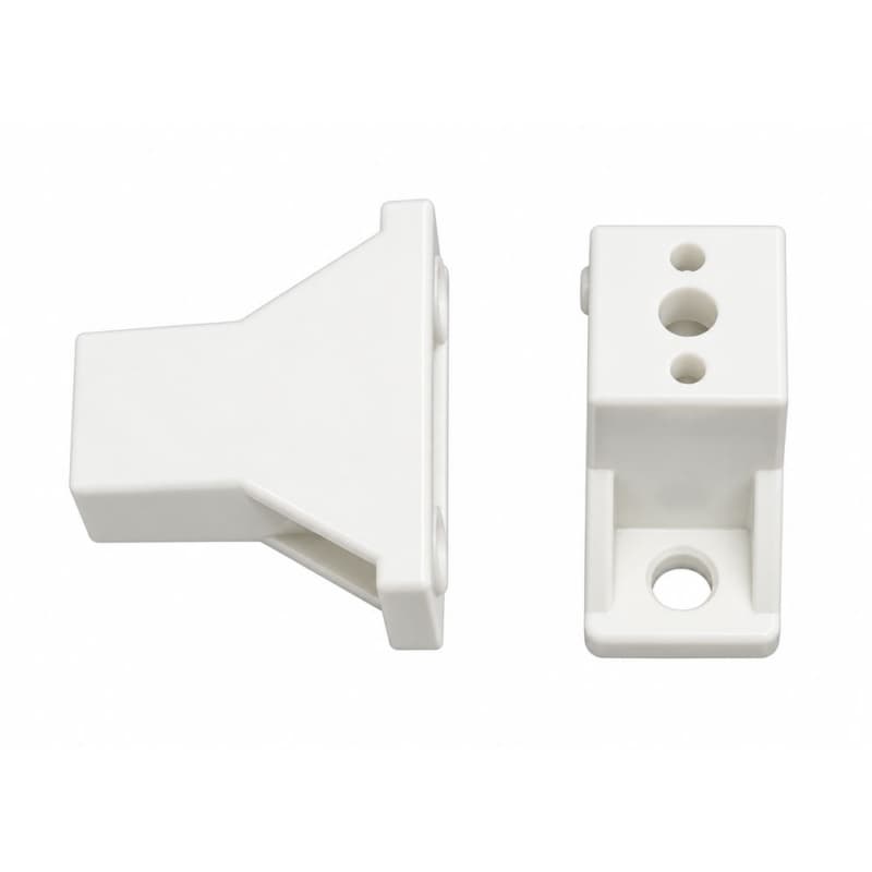 Drawer Slide Spacer, 1-1/2", White, Pack of 50