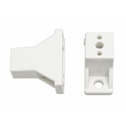 Drawer Slide Spacer, 1-1/2", White, Pack of 50