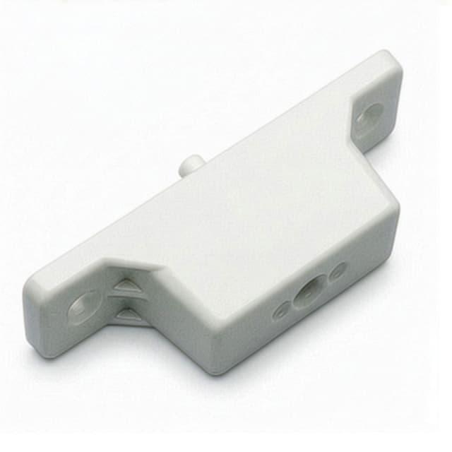 Drawer Slide Spacer, 1", White, 50/Box