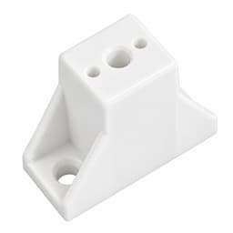 Drawer Slide Spacer, 1-3/4", White, Pack of 50