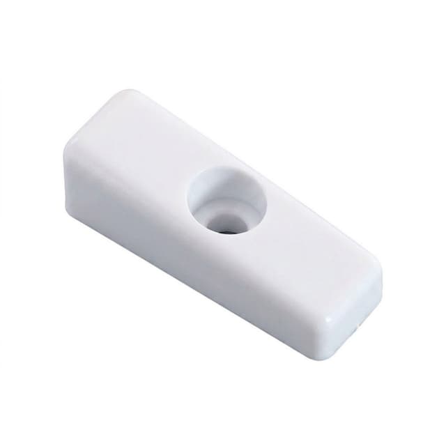 Drawer Bumper, 1/2", White, 100/Box