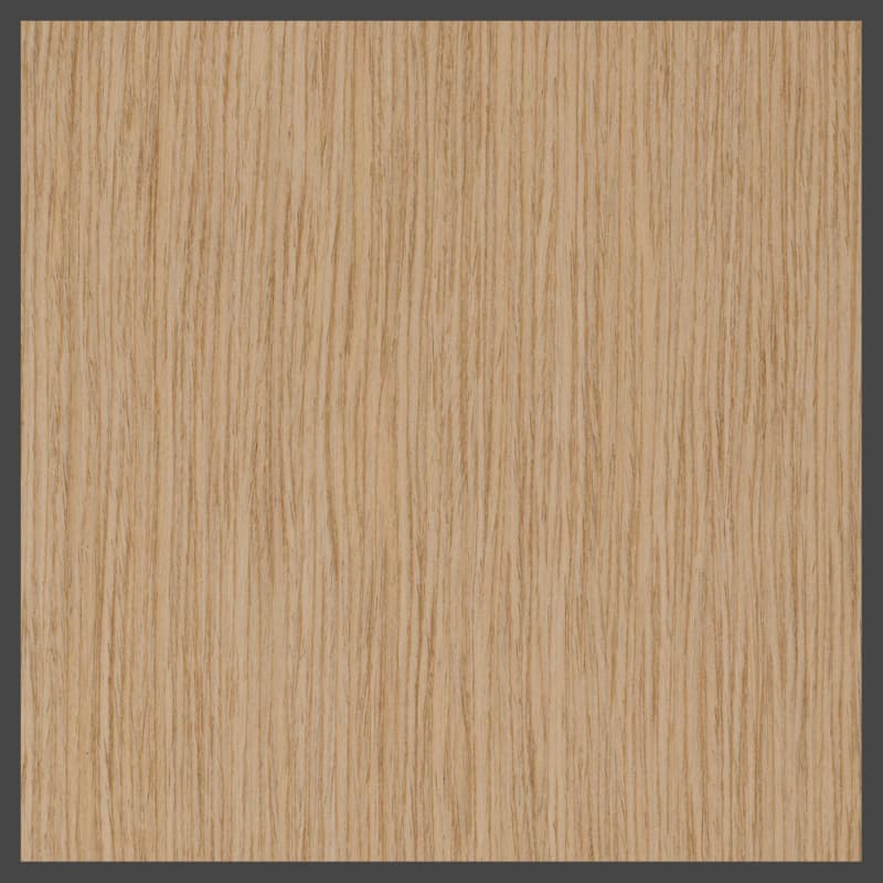 Pura Vita Phenolic-Backed Loose Real Wood Veneer in Quercia Spazzolato with a Natural Rift Cut Light Oak Wire Brushed Finish, 49" width x 120" length, 1.3 mm Thick