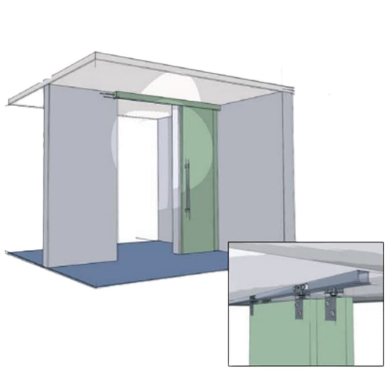 Top Line Grant 72-034 4' Sliding By-Pass Door Hardware Kit