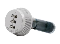 7850 Combi-Cam 5/8" 3-Dial Keyless Lock, Chrome