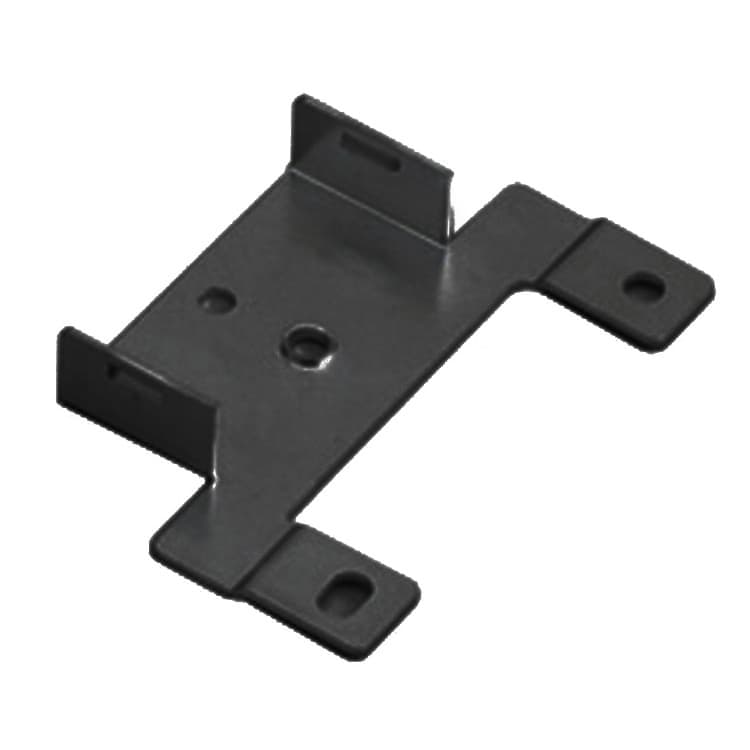 Face Frame Bracket for 8400 Series Slides, Front Mount, Ebony Black