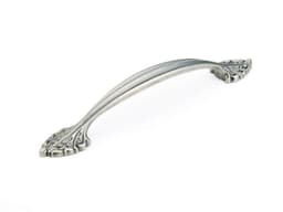 6" Corinthian Cabinet Pull, Corinthian Silver