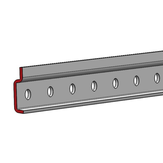 93-1/2" 875 Series Suspension Rail, Zinc