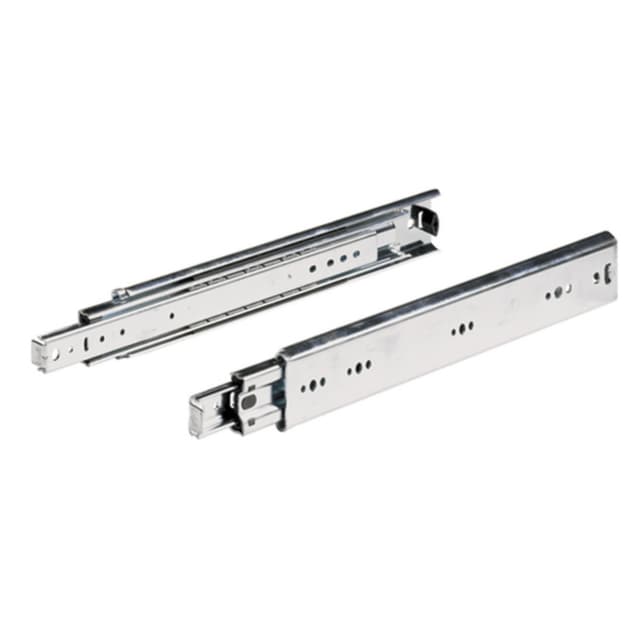 KA4620 Drawer Slide with 90Kg Capacity, Overtravel Extension, Side-Mount, Galvanized, 350mm
