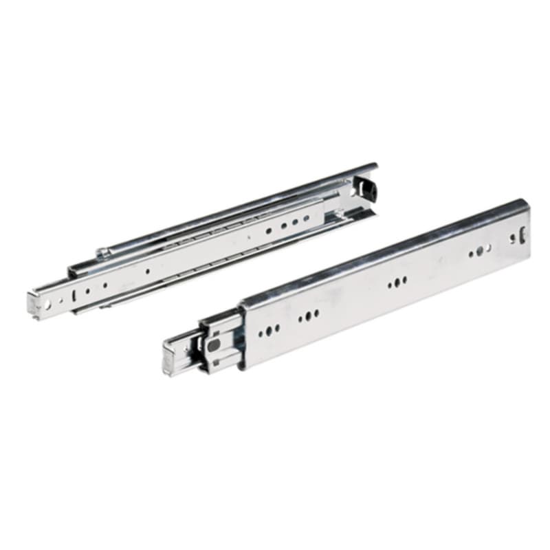 KA4620 Drawer Slide with 90Kg Capacity, Overtravel Extension, Side-Mount, Galvanized, 400mm