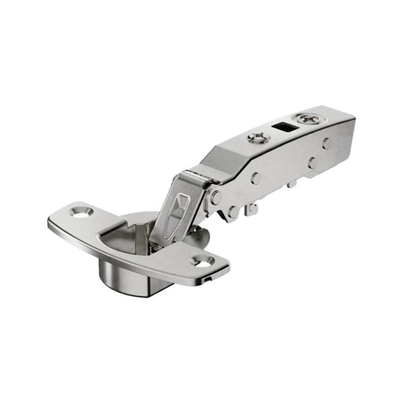 Sensys 8645i 110° Opening Euro Face Frame Hinge, 45mm Boring Pattern, Soft-Closing, Full Overlay, Screw-On