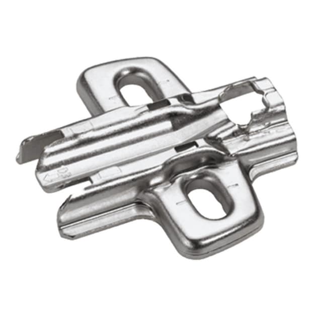 Adjustment Cross Mounting Plate, Nickel-Plated, Screw-On, 5mm