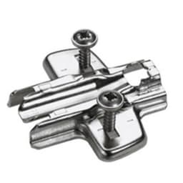 Adjustment Cross Mounting Plate with Locating Pin/Special Screw, Nickel-Plated, 5mm