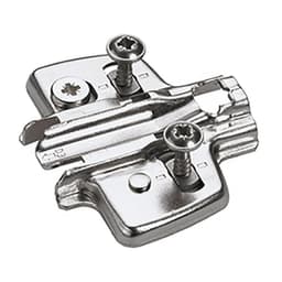 Adjustment Steel Cross Mounting Plate with Locating Pin/Special Screw, Nickel-Plated, 3mm