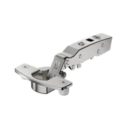 Sensys 110° Opening Hinge, 45mm Boring Pattern, Self-Closing, Overlay, Nickel-Plated, Dowelled