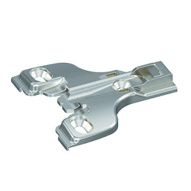 Sensys Cam Adjustment Face Frame Mounting Plate, Nickel-Plated, Screw-On, 0mm