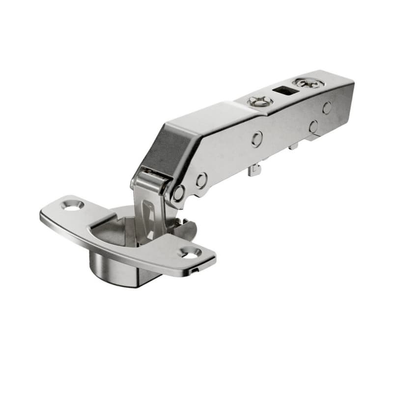 9088024 Sensys 8639i W45 95° Opening Hinge with Integrated Silent System, Self Closing, Overlay, Nickel-Plated, Screw-On