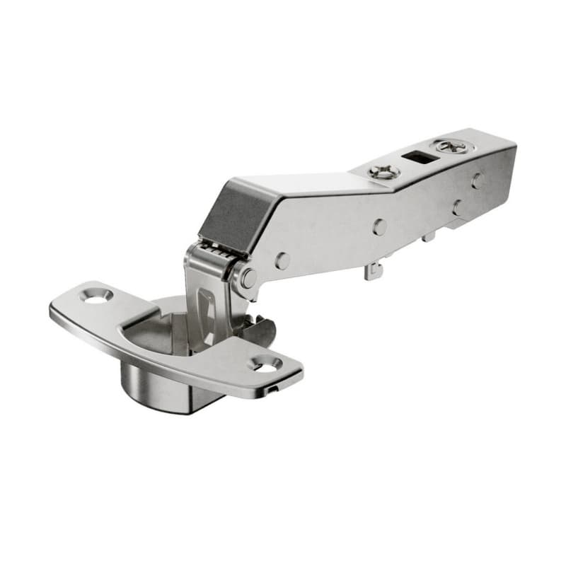 9088025 Sensys 8639i W45 95° Opening Hinge with Integrated Silent System, Self Closing, Overlay, Nickel-Plated, Screw-On